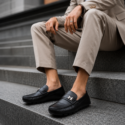 Mocasín Havenzo - Elegancia y Comodidad en Cuero Legítimo